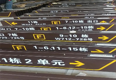  威信广告标识中，常见的几种安装方式。