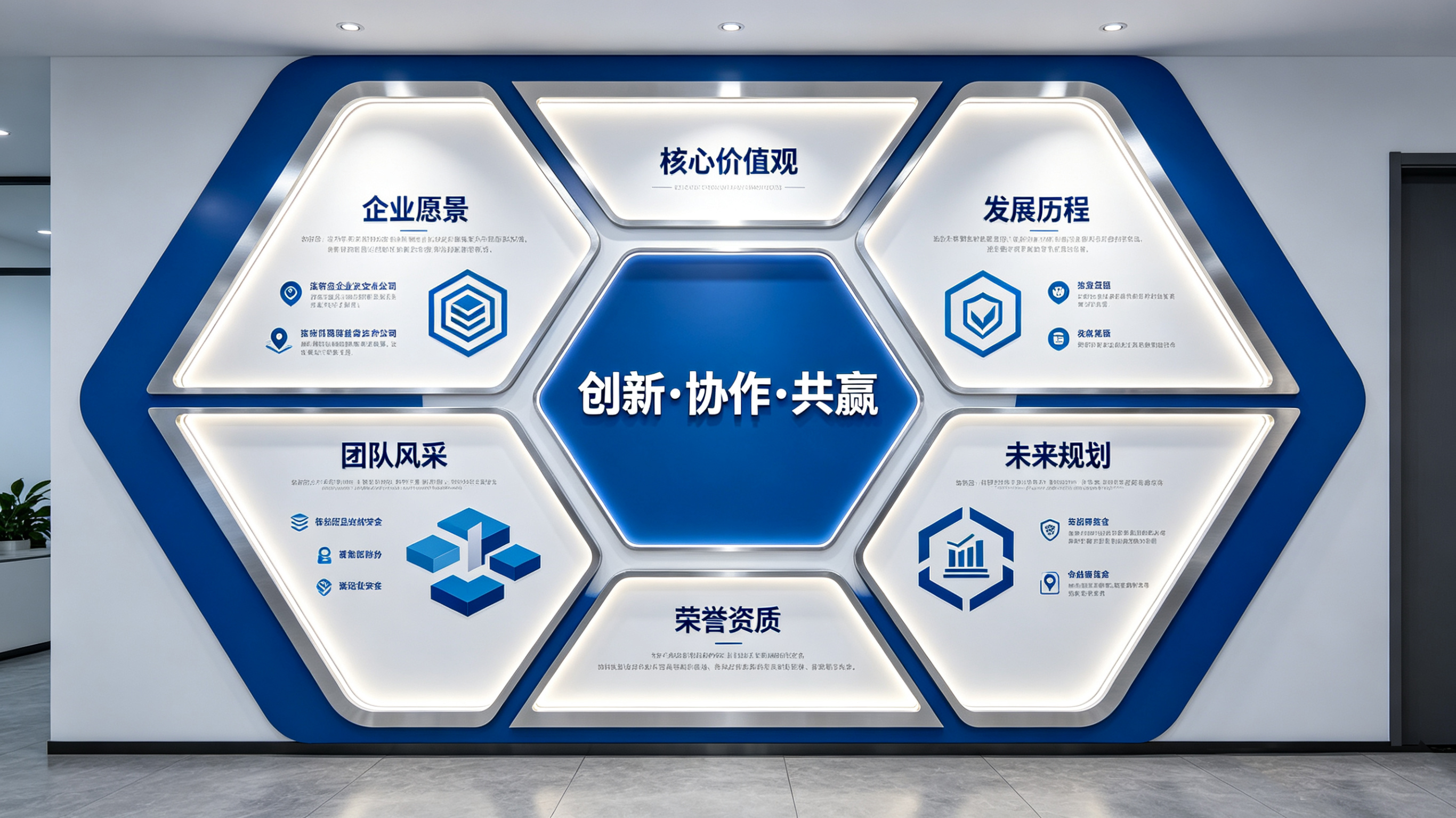  威信企业文化墙六边形避坑指南（新手常犯5个错误）